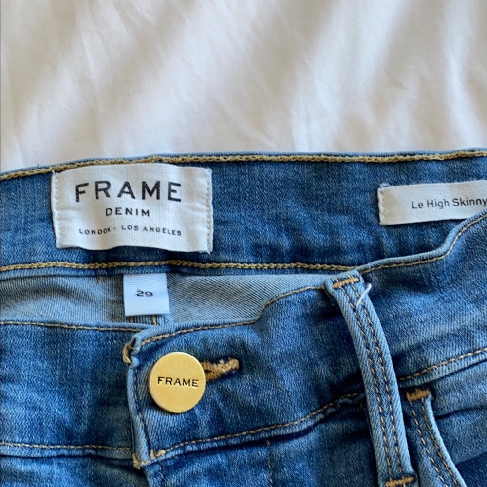 Frame le high skinny jeans 29